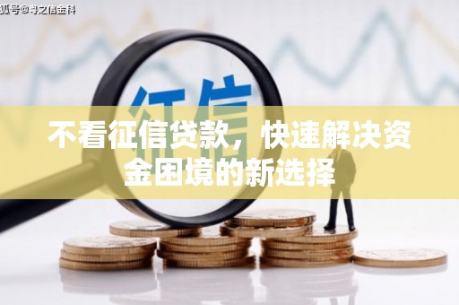 三重不看征信贷款，快速解决资金困境的新选择