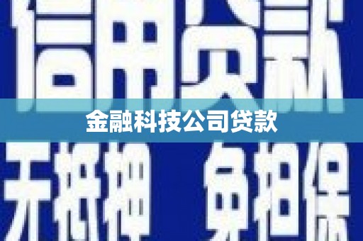三重金融科技公司贷款