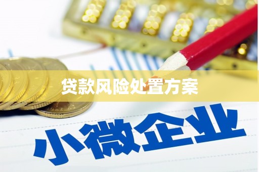 三重贷款风险处置方案