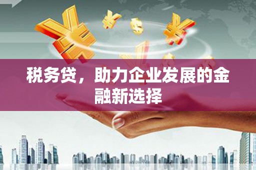 三重税务贷，助力企业发展的金融新选择