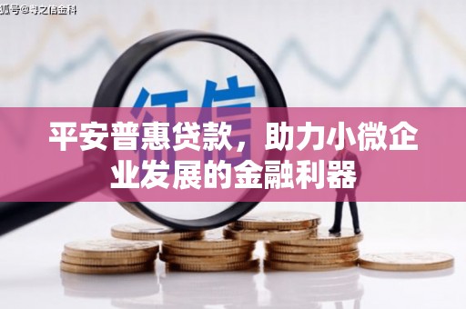 三重平安普惠贷款，助力小微企业发展的金融利器