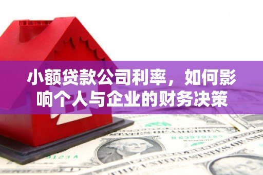 三重小额贷款公司利率，如何影响个人与企业的财务决策