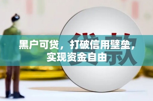 三重黑户可贷，打破信用壁垒，实现资金自由