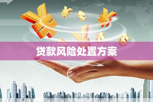 三重贷款风险处置方案