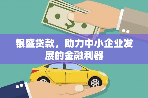 三重银盛贷款，助力中小企业发展的金融利器