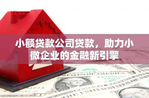 三重小额贷款公司贷款，助力小微企业的金融新引擎